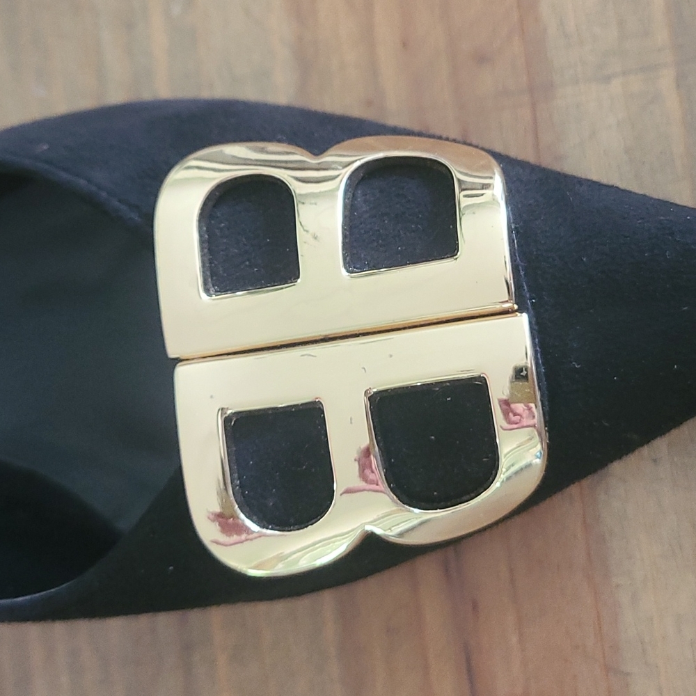 Habi black  kitten heels size 7 1/2 - Picture 6 of 9
